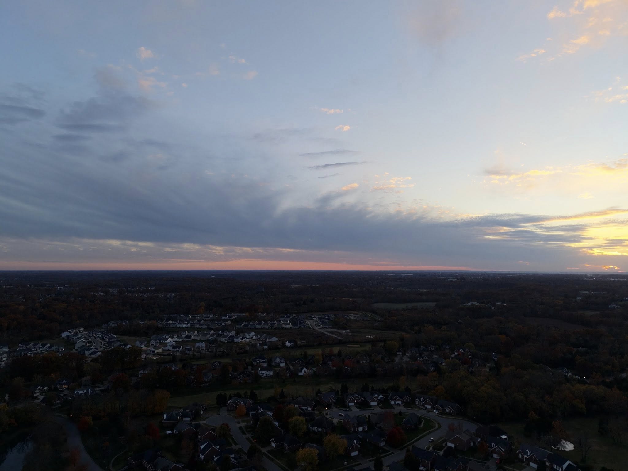 Louisville soccer stadium at sunrise